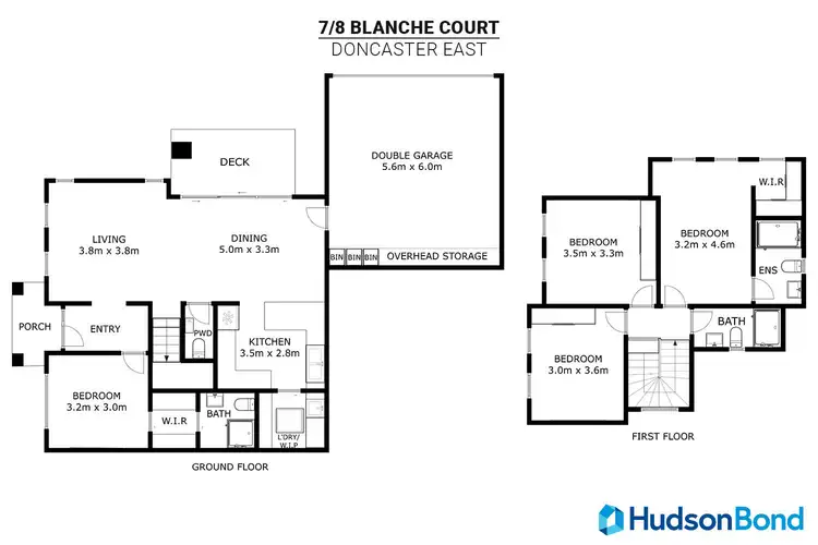 Floorplan of Homely townhouse listing, 7/8 Blanche Court, Doncaster East VIC 3109