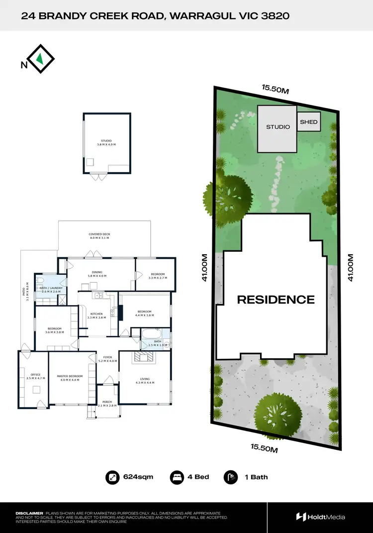 Floorplan of Homely house listing, 24 Brandy Creek Road, Warragul VIC 3820