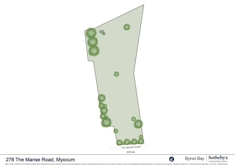 Floorplan of Homely land listing, 278 The Manse Road, Myocum NSW 2481