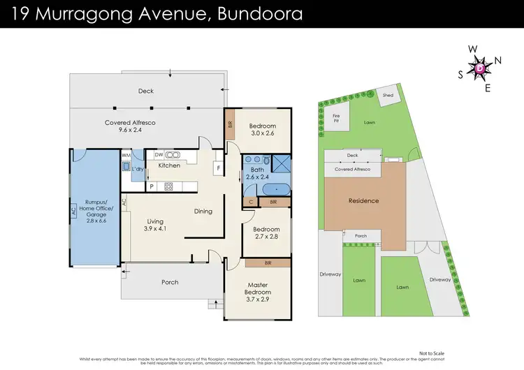 Floorplan of Homely house listing, 19 Murragong Avenue, Bundoora VIC 3083