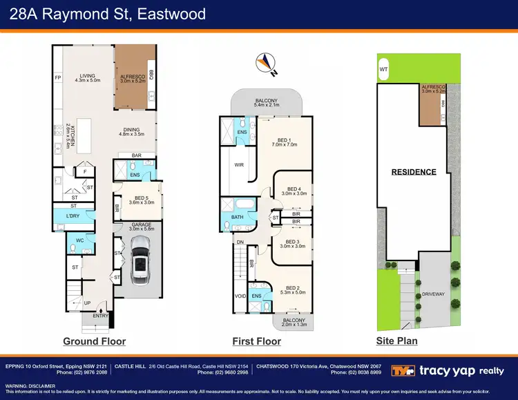Floorplan of Homely house listing, 28a Raymond Street, Eastwood NSW 2122