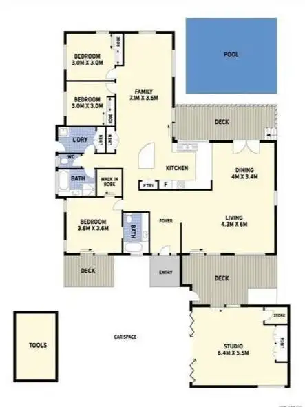 Floorplan of Homely house listing, 32 Solway Drive, Sunshine Beach QLD 4567