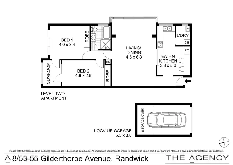 Floorplan of Homely apartment listing, 8/53-55 Gilderthorpe Avenue, Randwick NSW 2031