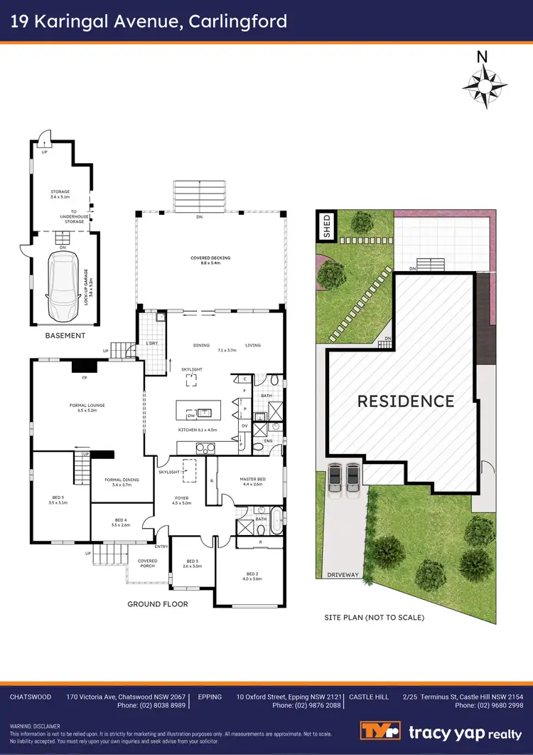 Floorplan of Homely house listing, 19 Karingal Avenue, Carlingford NSW 2118
