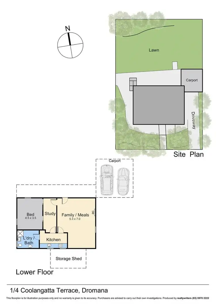 Floorplan of Homely unit listing, 4A Coolangatta Terrace, Dromana VIC 3936