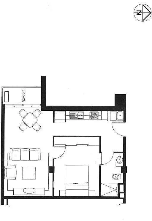 Floorplan of Homely apartment listing, 1607/25-33 Wills Court, Melbourne VIC 3000