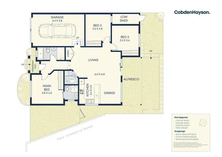 Floorplan of Homely house listing, 2/14-16 New Illawarra Road, Bexley North NSW 2207
