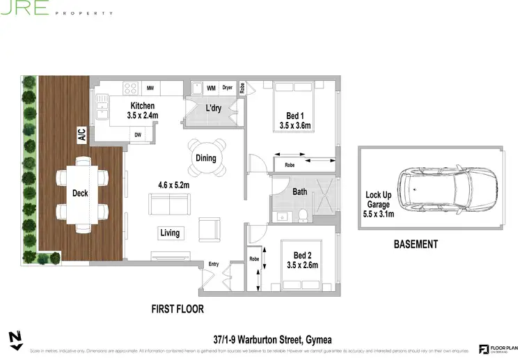 Floorplan of Homely apartment listing, 37/1-9 Warburton Street, Gymea NSW 2227