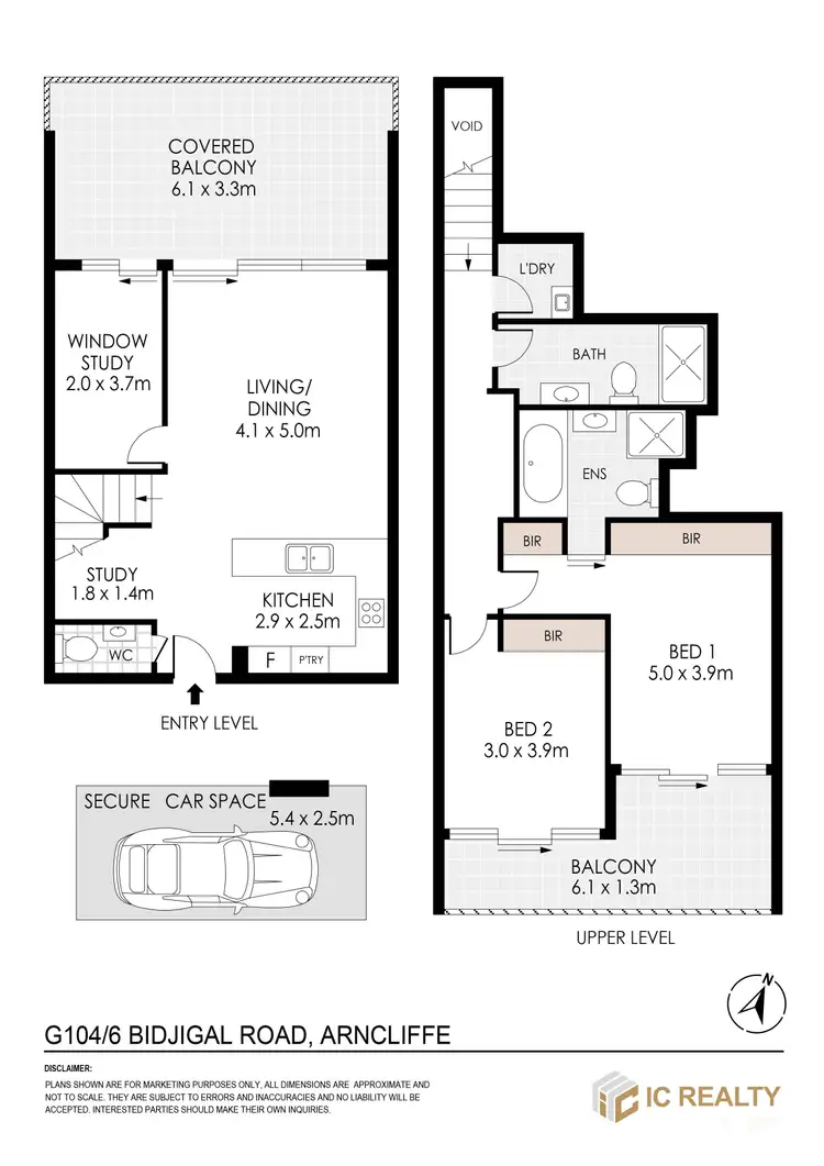 Floorplan of Homely apartment listing, 104/6 Bidjigal Road, Arncliffe NSW 2205