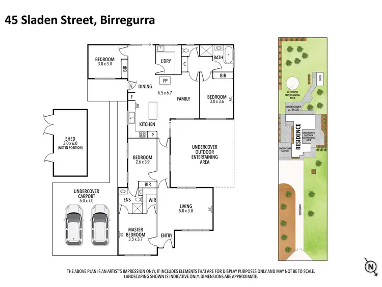 Floorplan of Homely house listing, 45 Sladen Street, Birregurra VIC 3242