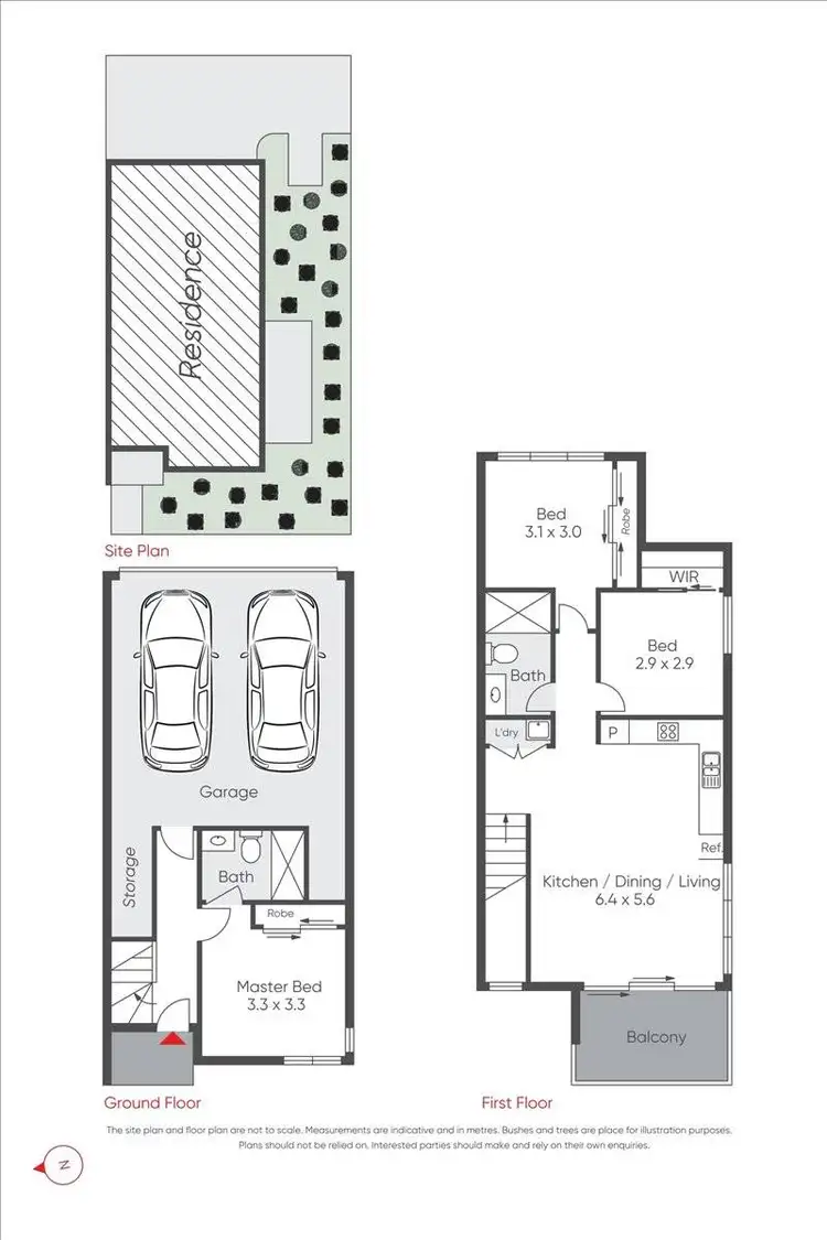 Floorplan of Homely townhouse listing, 1 Timbarra Parkway, Wollert VIC 3750