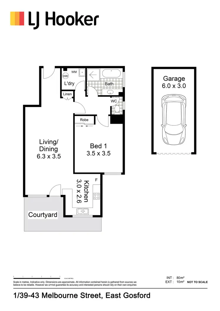 Floorplan of Homely unit listing, 1/39-43 Melbourne Street, East Gosford NSW 2250