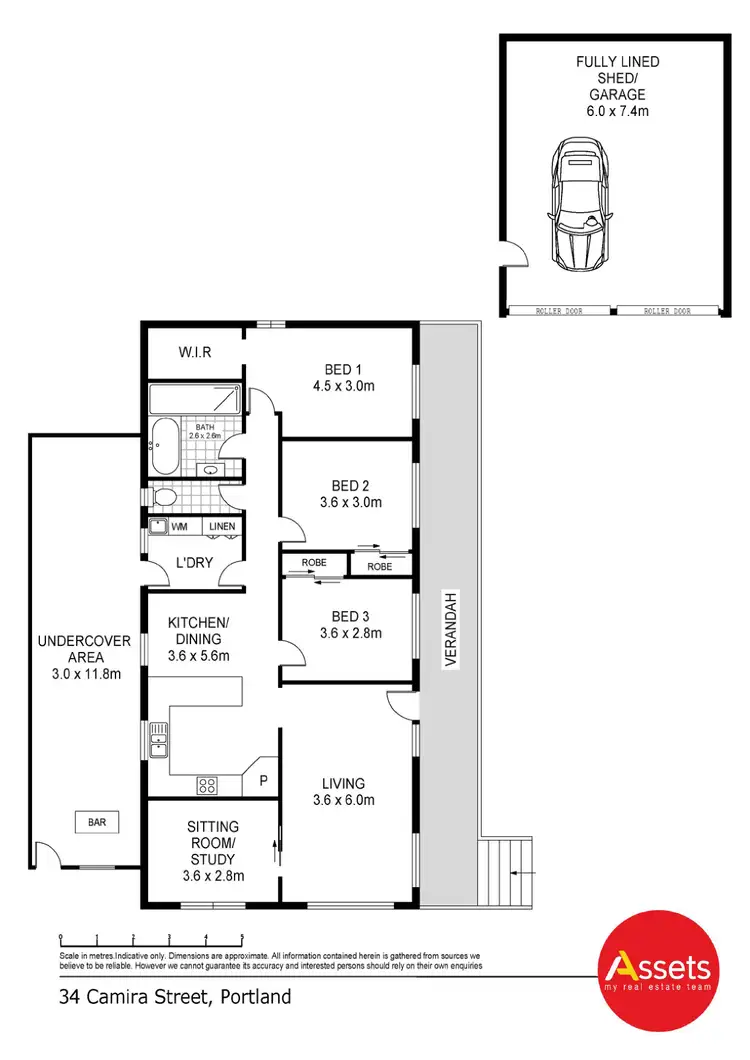 Floorplan of Homely house listing, 34 Camira Street, Portland VIC 3305
