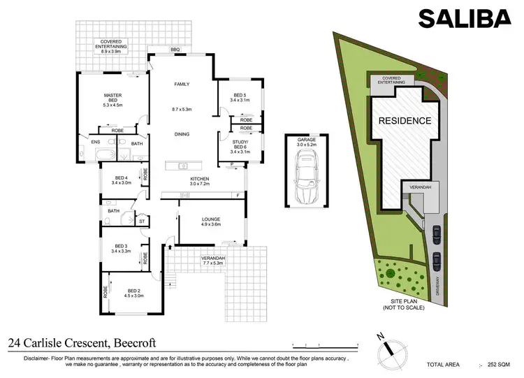Floorplan of Homely house listing, 24 Carlisle Crescent, Beecroft NSW 2119