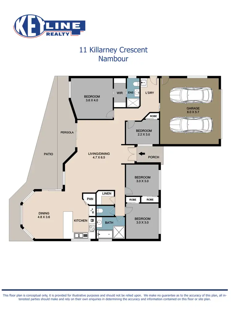Floorplan of Homely house listing, 11 Killarney Crescent, Nambour QLD 4560