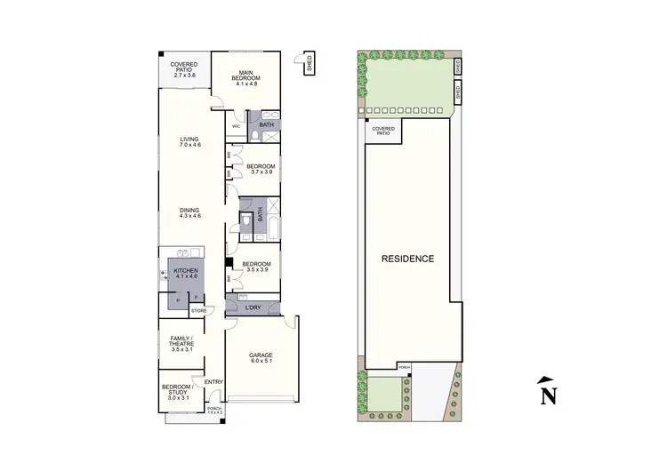 Floorplan of Homely house listing, 4 Emma Road, Croydon VIC 3136