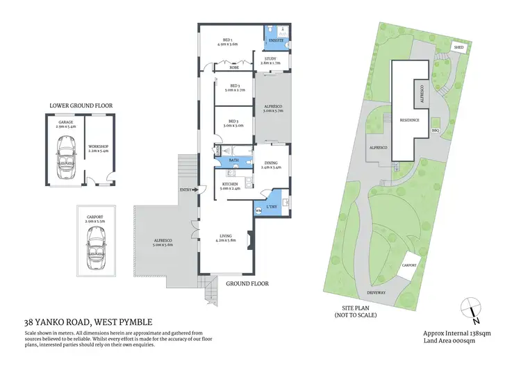 Floorplan of Homely house listing, 38 Yanko Road, West Pymble NSW 2073