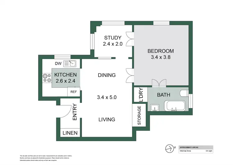 Floorplan of Homely unit listing, 10/28 Waruda Street, Kirribilli NSW 2061