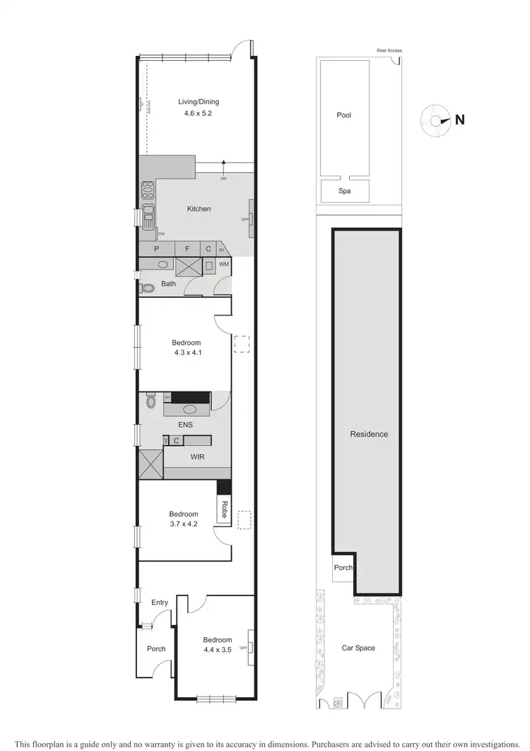 Floorplan of Homely house listing, 46 Broadway, Elwood VIC 3184