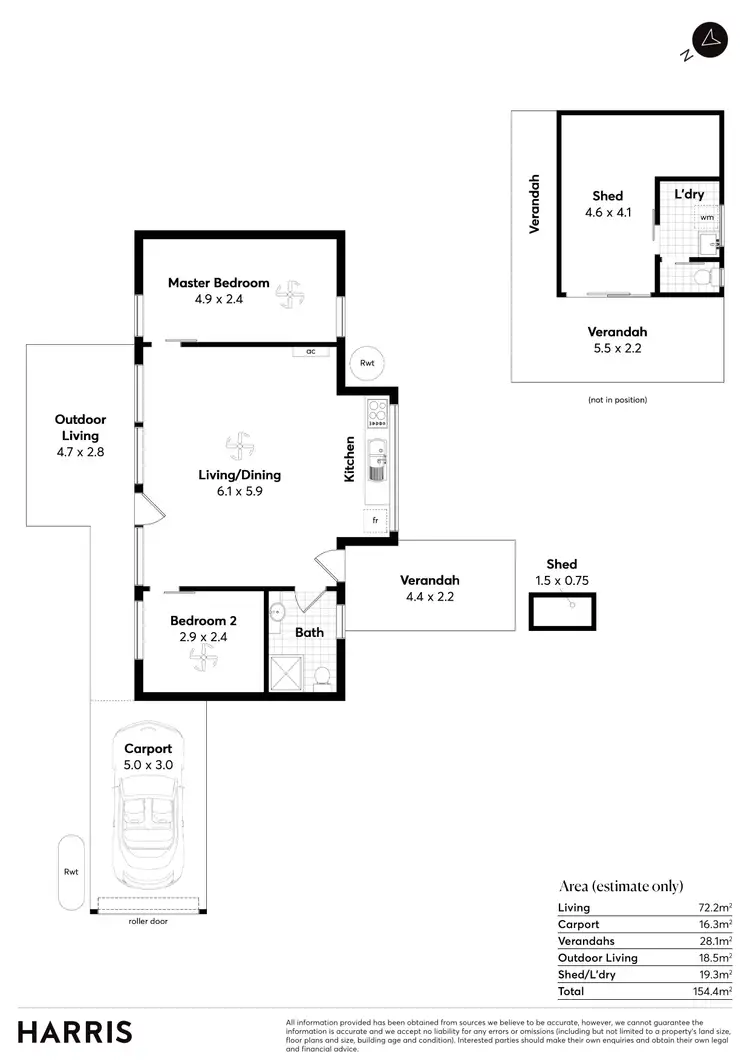 Floorplan of Homely house listing, 2/34 Cant Road, Goolwa South SA 5214
