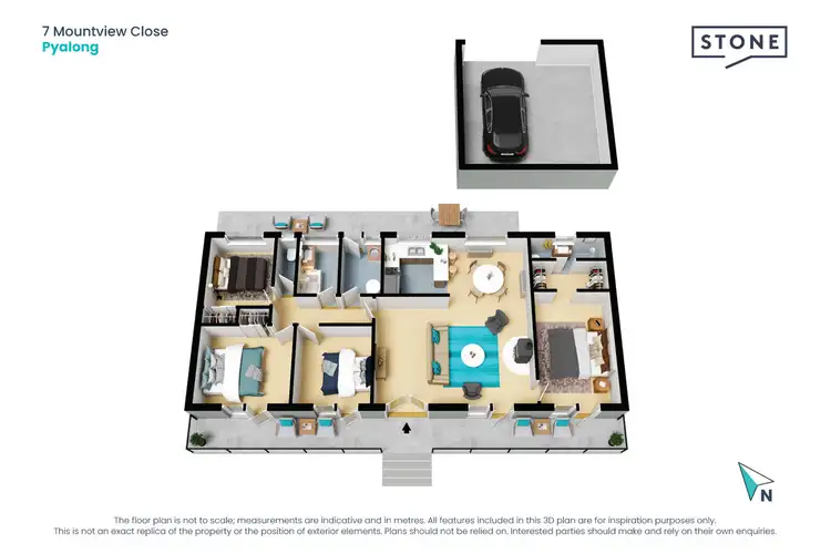 Floorplan of Homely house listing, 7 Mountview Close, Pyalong VIC 3521