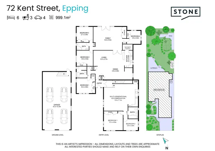 Floorplan of Homely house listing, 72 Kent Street, Epping NSW 2121