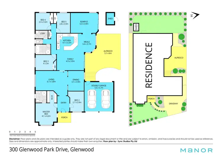 Floorplan of Homely house listing, 300 Glenwood Park Drive, Glenwood NSW 2768