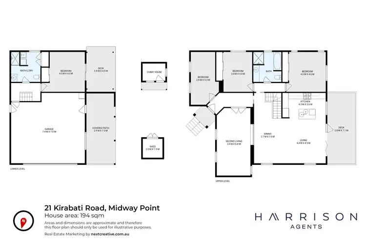 Floorplan of Homely house listing, 21 Kirabati Road, Midway Point TAS 7171
