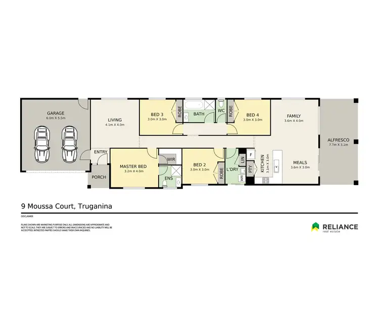 Floorplan of Homely house listing, 9 Moussa Court, Truganina VIC 3029