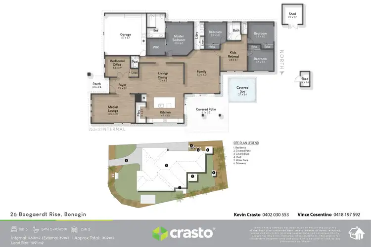 Floorplan of Homely house listing, 26 Boogaerdt Rise, Bonogin QLD 4213