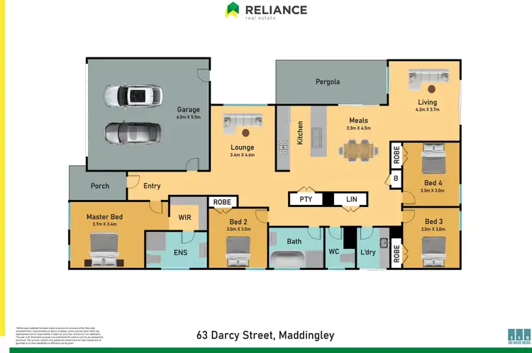 Floorplan of Homely house listing, 63 Darcy Street, Maddingley VIC 3340