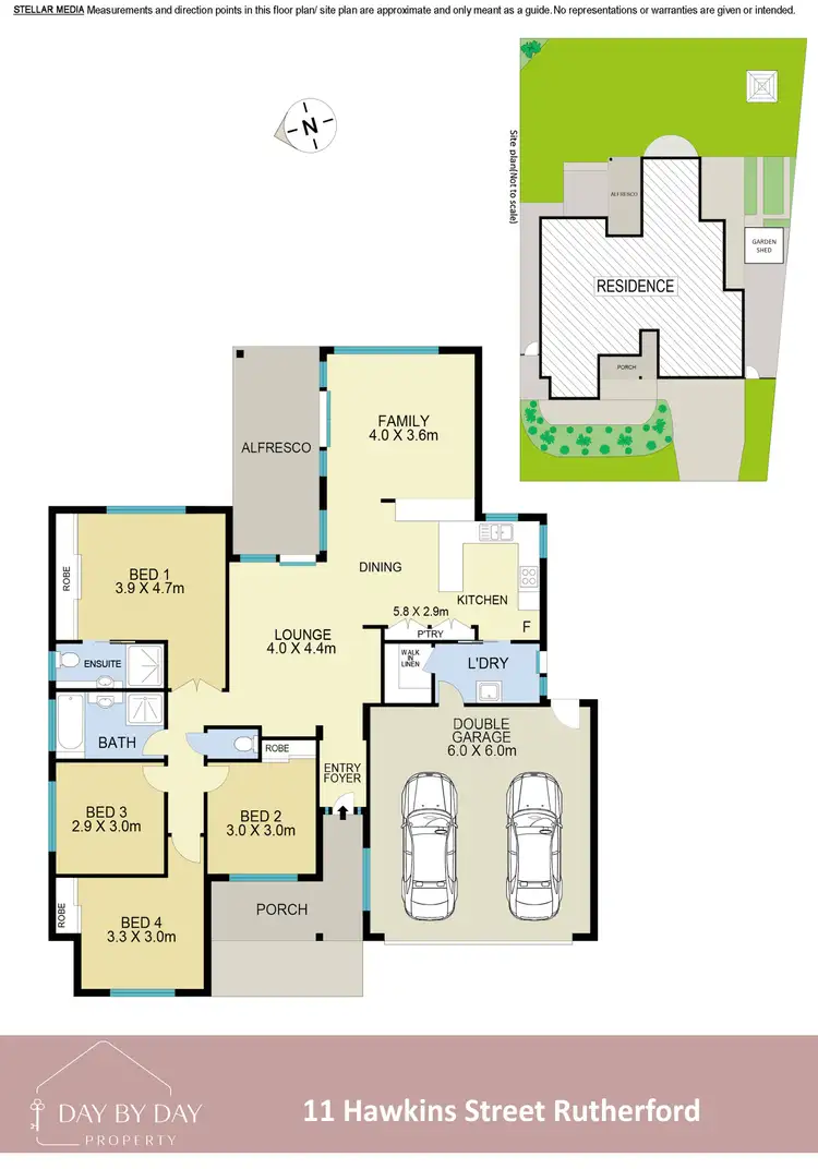 Floorplan of Homely house listing, 11 Hawkins Street, Rutherford NSW 2320