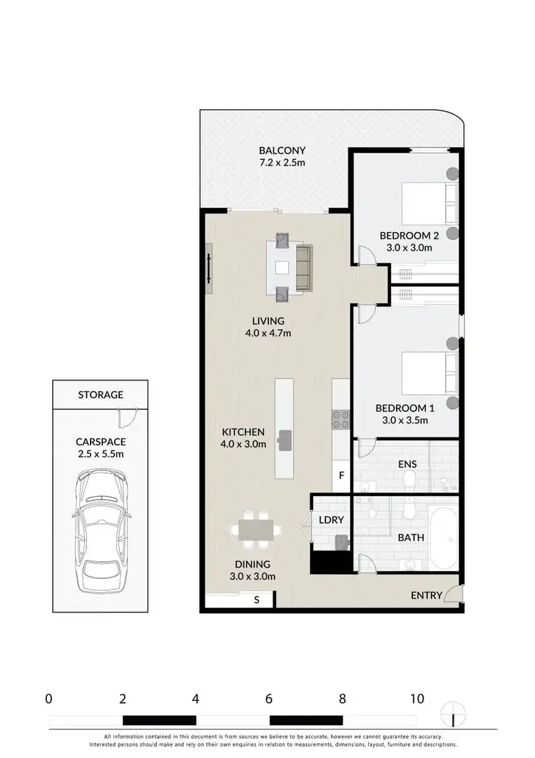 Floorplan of Homely apartment listing, 511/7 Balmoral Street, Blacktown NSW 2148