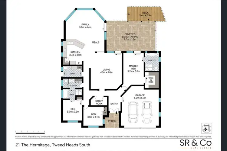 Floorplan of Homely house listing, 21 The Hermitage, Tweed Heads South NSW 2486