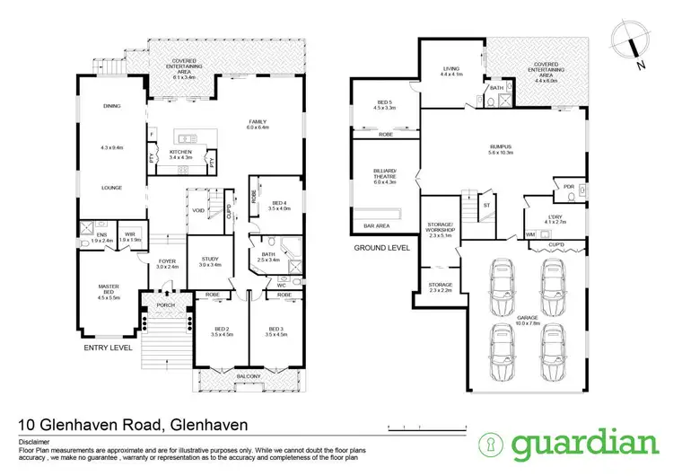 Floorplan of Homely house listing, 10 Glenhaven Road, Glenhaven NSW 2156