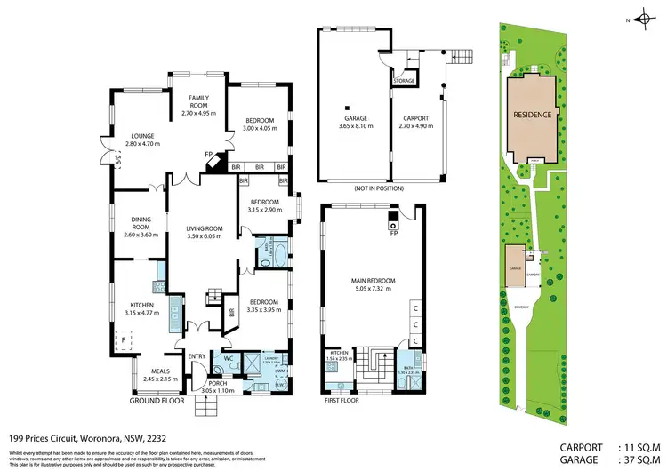 Floorplan of Homely house listing, 199 Prices Circuit, Woronora NSW 2232