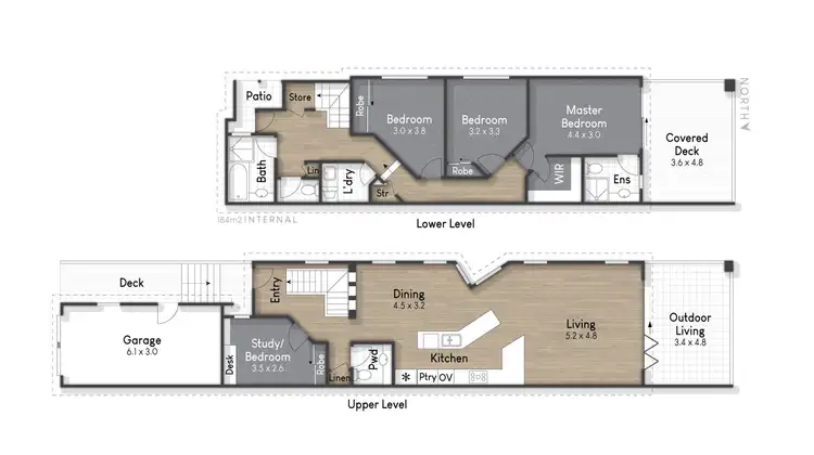 Floorplan of Homely semi-detached listing, 1/52 Tweed Street, Coolangatta QLD 4225