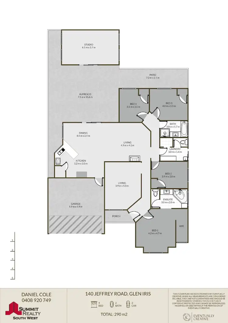 Floorplan of Homely house listing, 140 Jeffrey Road, Glen Iris WA 6230