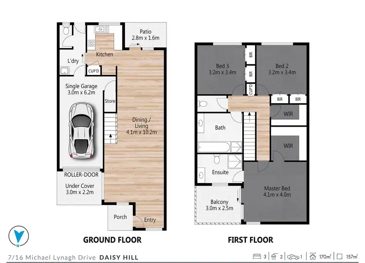 Floorplan of Homely townhouse listing, 7/16 Michael Lynagh Drive, Daisy Hill QLD 4127