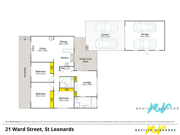 Floorplan of Homely house listing, 21 Ward Street, St Leonards VIC 3223