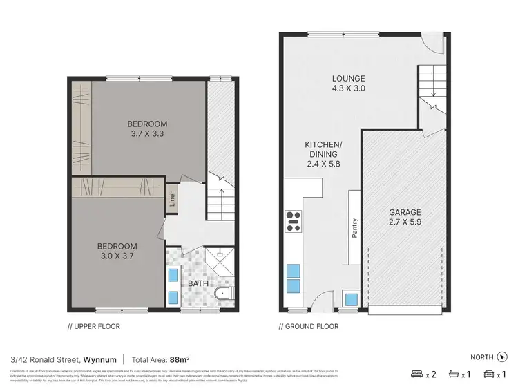 Floorplan of Homely unit listing, 3/42 Ronald Street, Wynnum QLD 4178