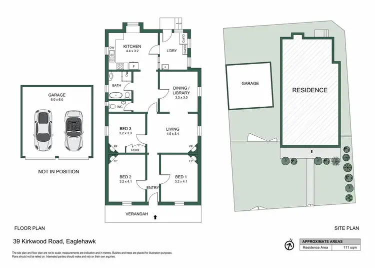 Floorplan of Homely house listing, 39 Kirkwood Road, Eaglehawk VIC 3556