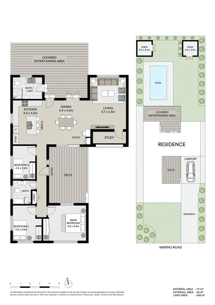 Floorplan of Homely house listing, 6 Merino Road, Noraville NSW 2263
