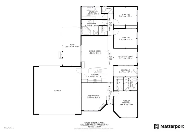 Floorplan of Homely house listing, 2 Atlantic Place, Berwick VIC 3806