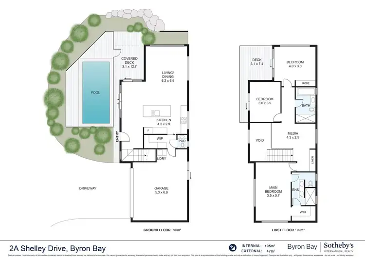 Floorplan of Homely house listing, 2A Shelley Drive, Byron Bay NSW 2481