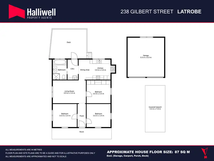 Floorplan of Homely house listing, 238 Gilbert Street, Latrobe TAS 7307