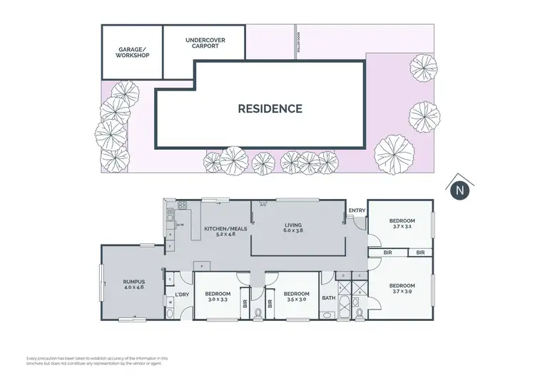 Floorplan of Homely house listing, 384 Dalton Road, Epping VIC 3076