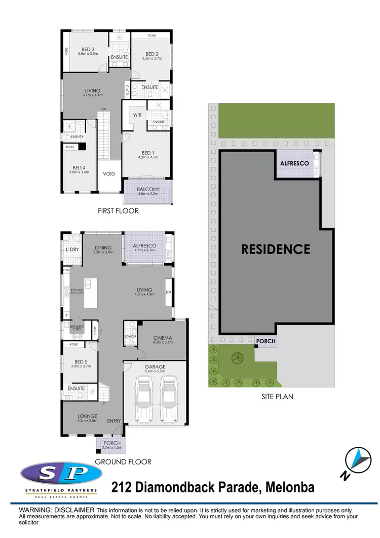 Floorplan of Homely house listing, 212 Diamondback Parade, Marsden Park NSW 2765