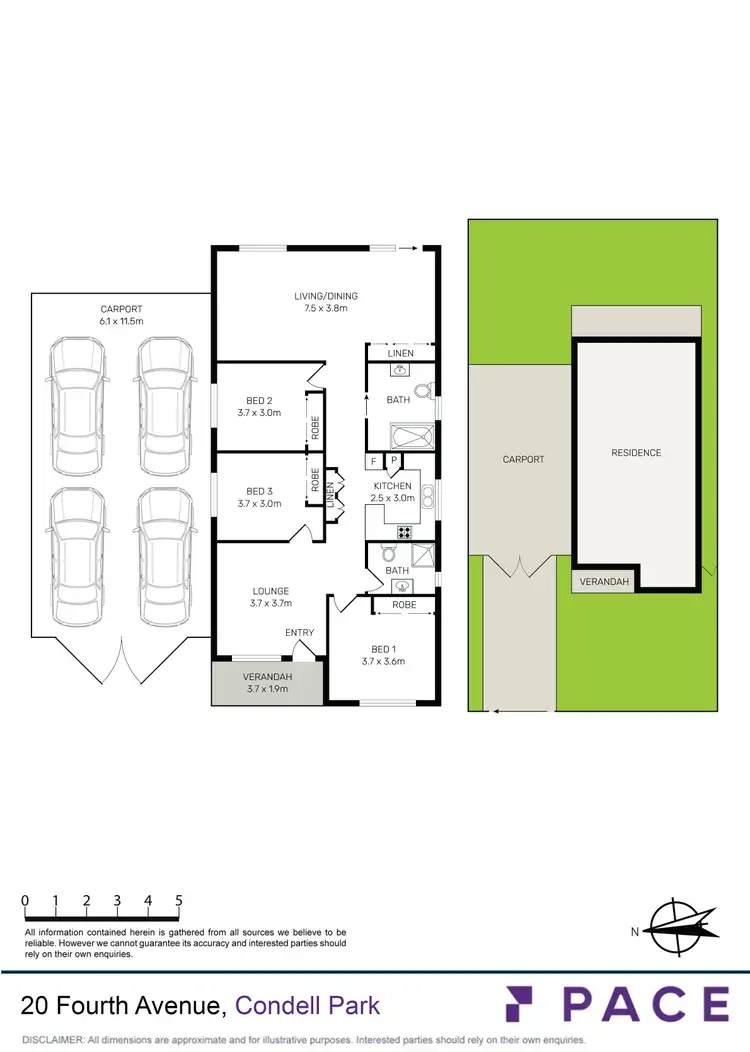 Floorplan of Homely house listing, 20 Fourth Avenue, Condell Park NSW 2200