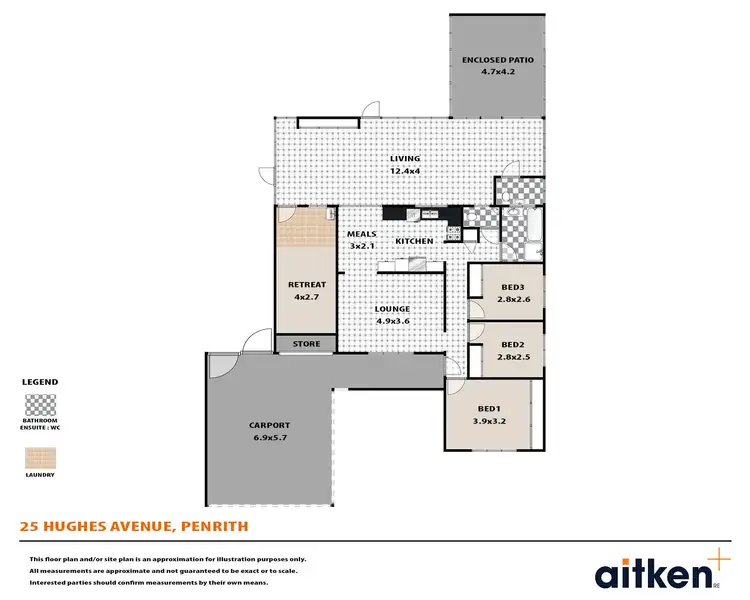 Floorplan of Homely house listing, 25 Hughes Avenue, Penrith NSW 2750